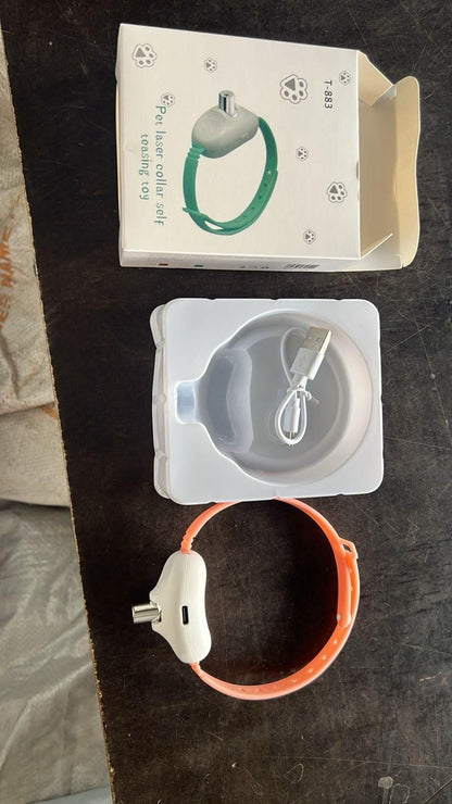 Pet Laser Collar Self Teasing Toy